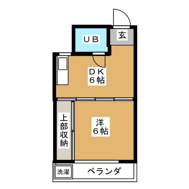 ▲ストローハイツの間取り写真