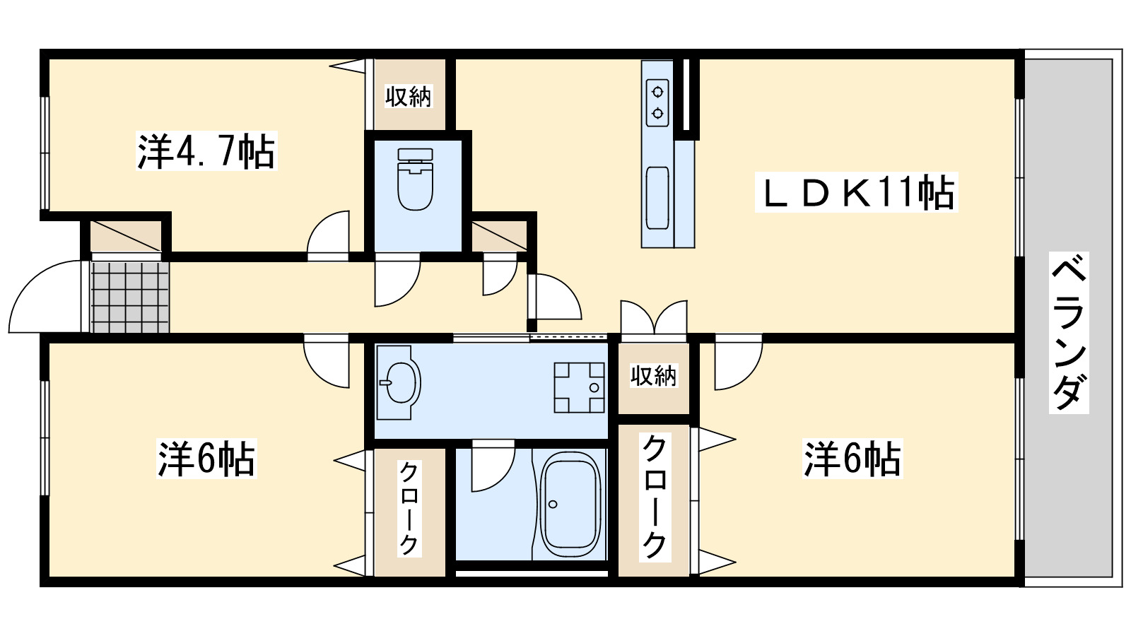 KAIZUKA REEPLEX R Sの間取り写真