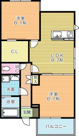 PREMIAGE緑ヶ丘Iの間取り写真