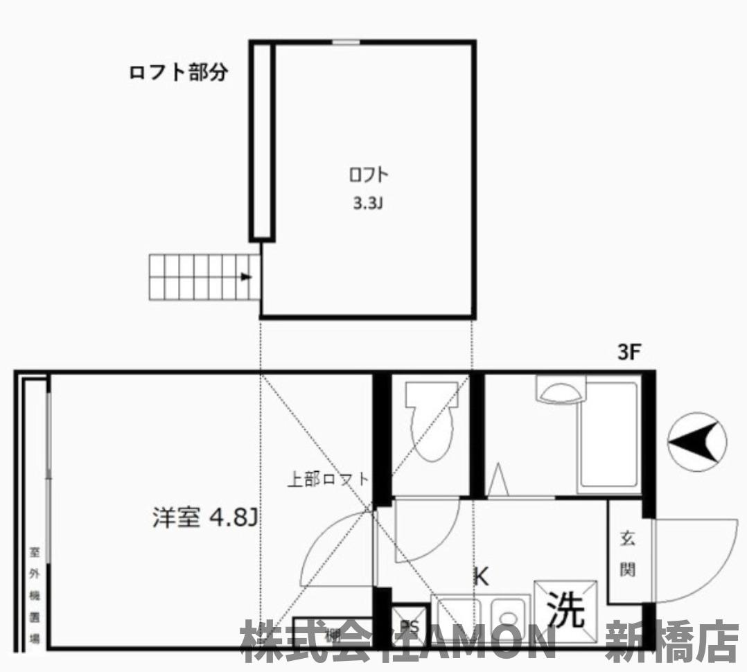 京急本線 子安駅 徒歩8分 3階建 築3年の間取り写真