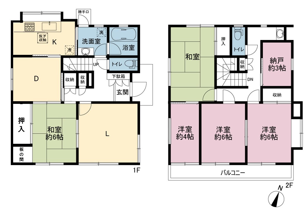 杉田6丁目戸建の間取り写真