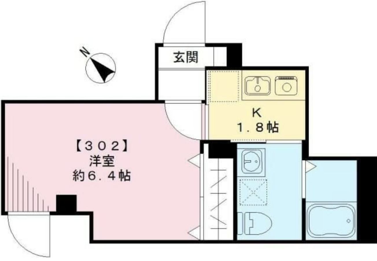 ＪＲ山手線 駒込駅 徒歩2分 4階建 築10年の間取り写真