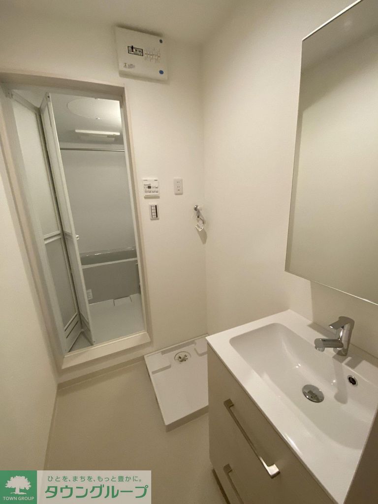 洗面設備　※別のお部屋の写真です。