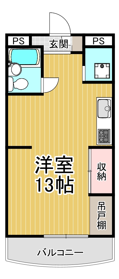 マンション和光の間取り写真