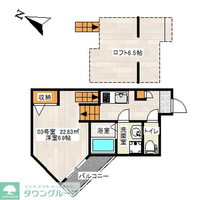 西鉄天神大牟田線 西鉄平尾駅 徒歩14分 2階建 築13年の間取り写真