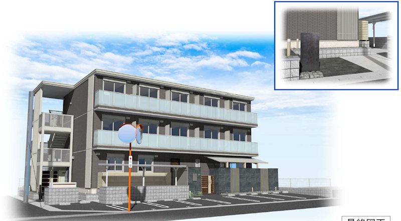 建物外観　※完成イメージです
