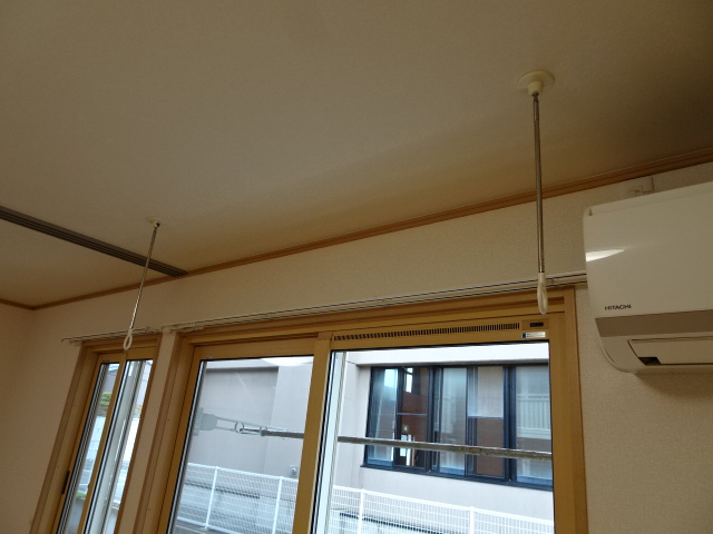 その他設備　室内物干し