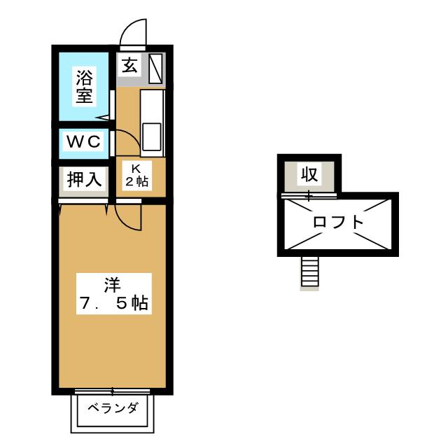 コーポ愛の間取り