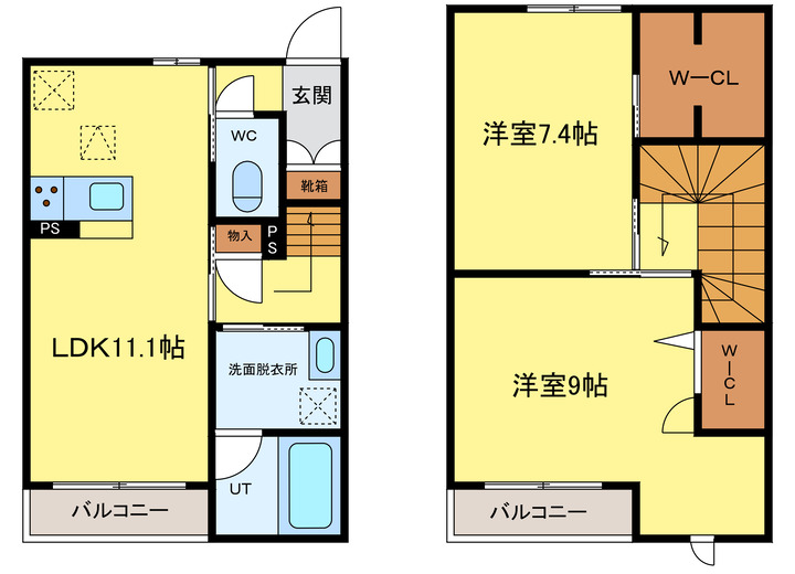 エクラシエ南光台の間取り