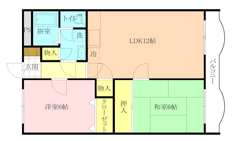 BワールドIの間取り