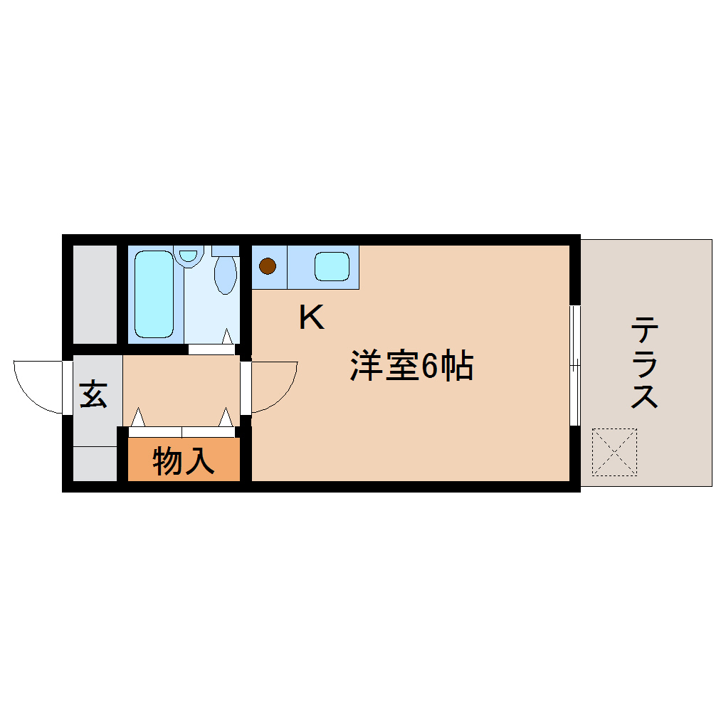 橿原市上品寺町のマンションの間取り