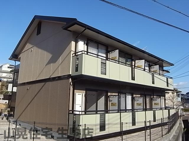 奈良県生駒市西旭ケ丘（アパート）の賃貸物件の外観