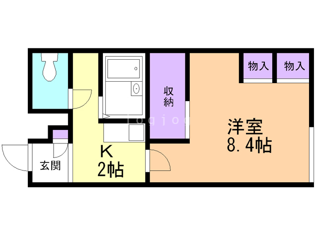 レオパレスヴィレッジオブホープの間取り