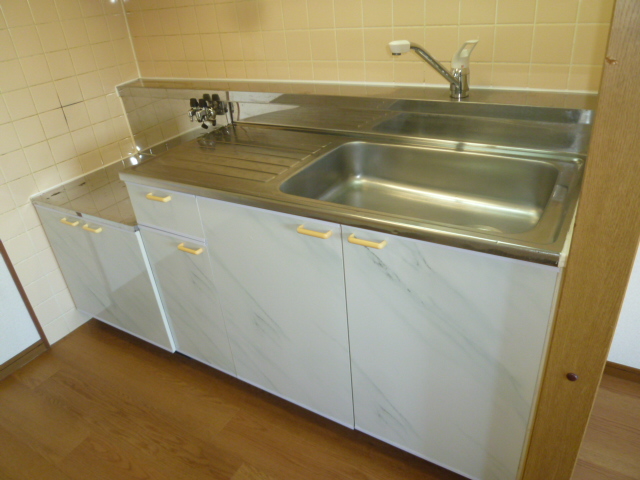 キッチン　ガスコンロ設置可能！