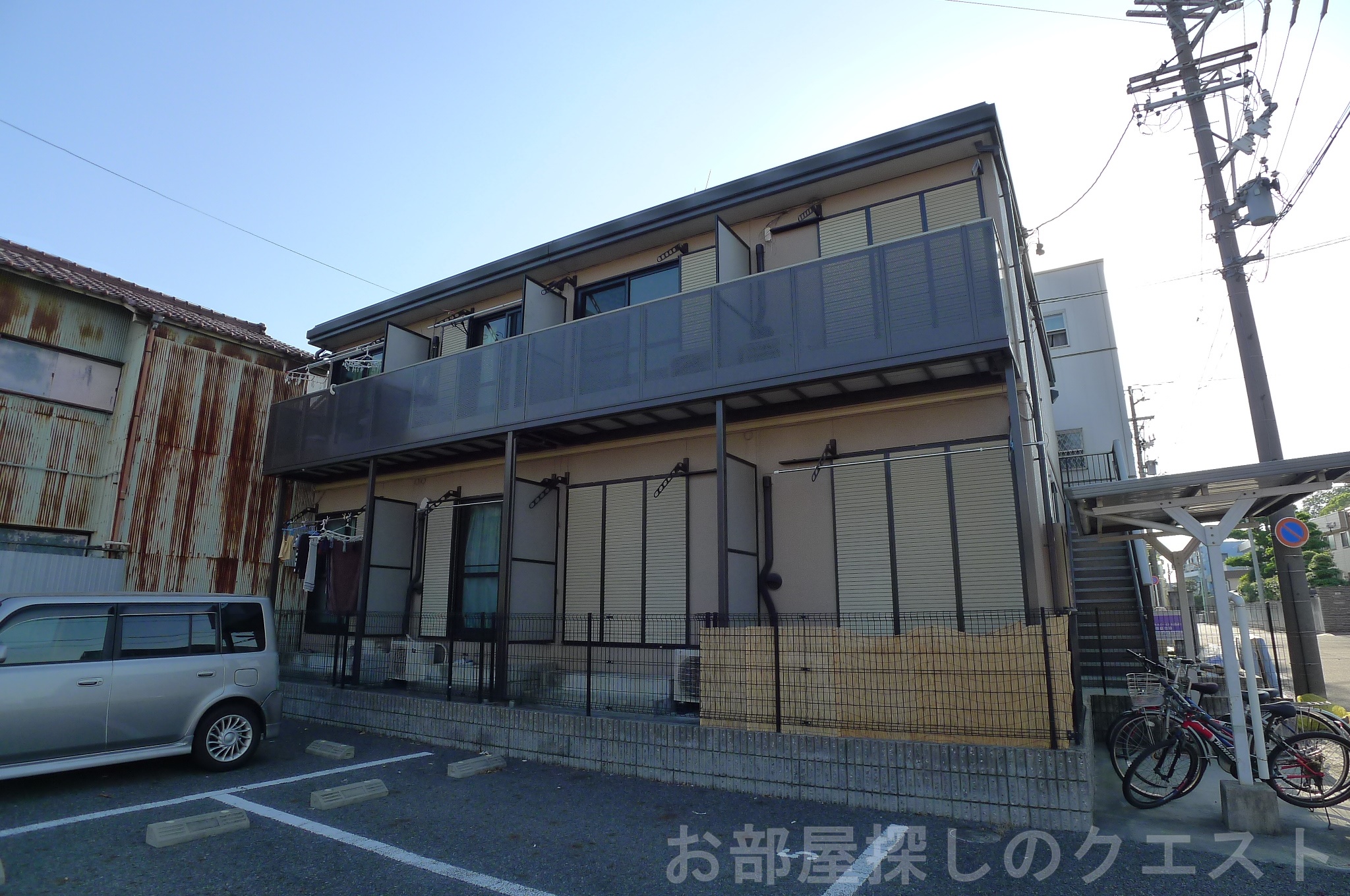 愛知県名古屋市昭和区御器所２（アパート）の賃貸物件の外観