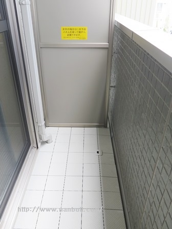 バルコニー　南向きのバルコニー