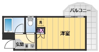 シャルマンフジ和泉大宮1番館の間取り