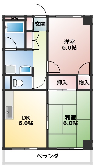 有隣館の間取り