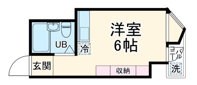 愛知県名古屋市中村区則武１（マンション）の賃貸物件の間取り