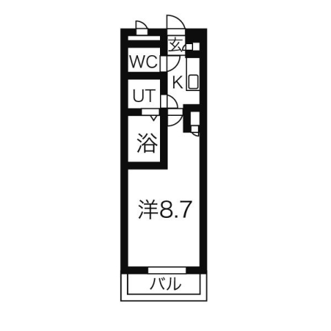 知多郡東浦町大字生路のマンションの間取り