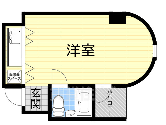 大阪市北区中津のマンションの間取り