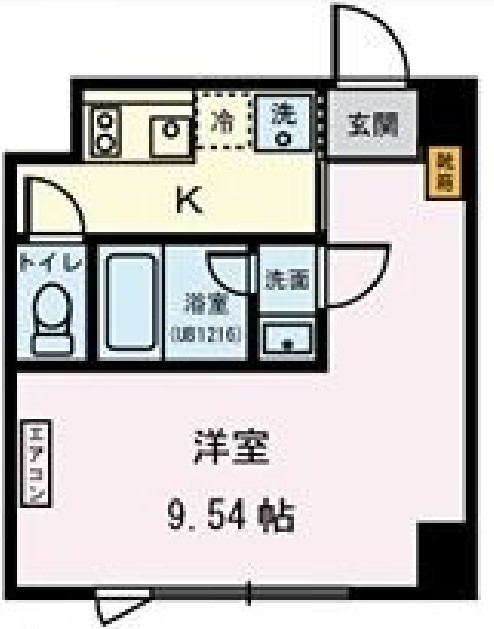 パルク北参道の間取り