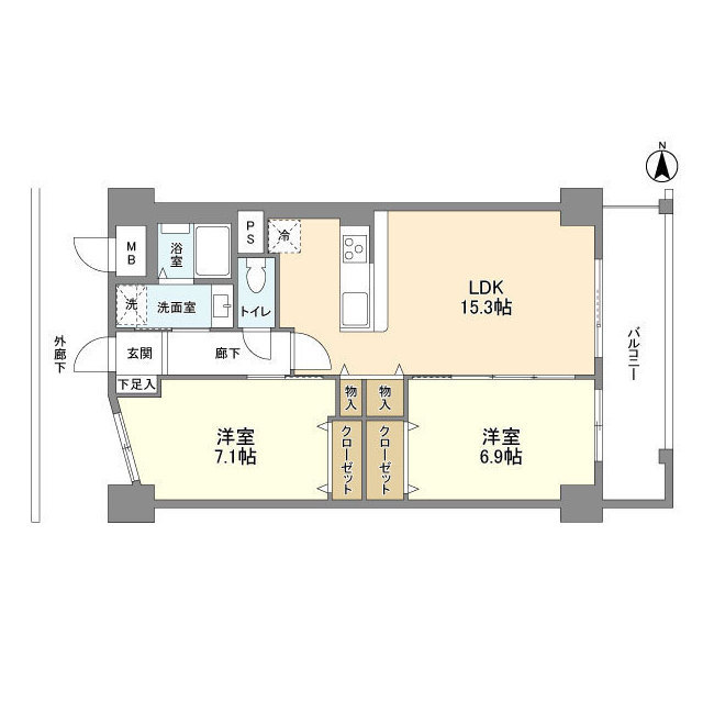 インプルーブ金山の間取り