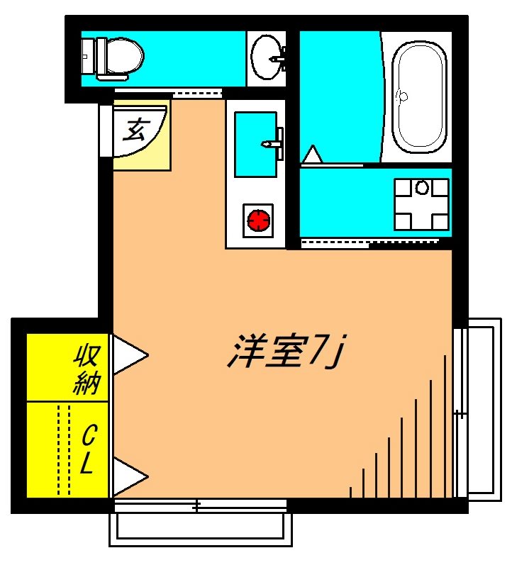 フレシールＦＵＪＩの間取り