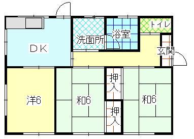 【シティイレブン102号棟の間取り】