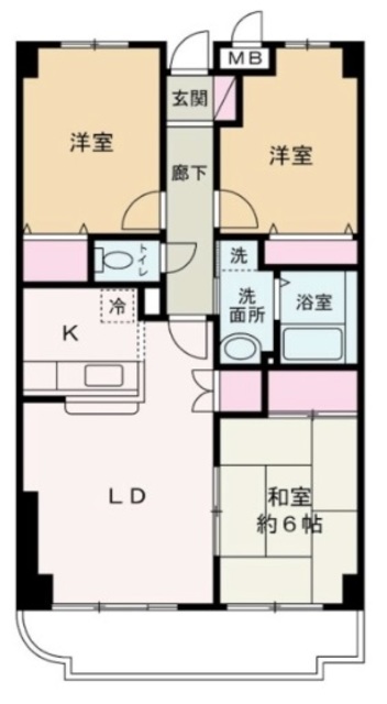 八千代TYプラザ A棟の間取り