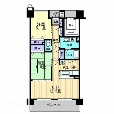 ルミナスMIZUHO京町の間取り