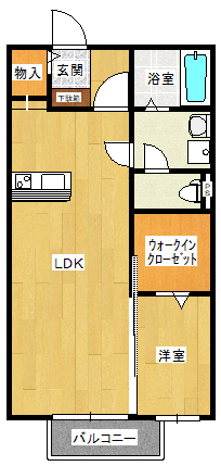 モナリエ津留の間取り