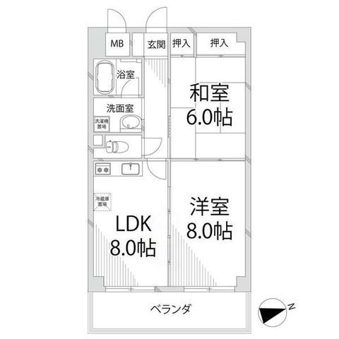 青山NKマンションの間取り