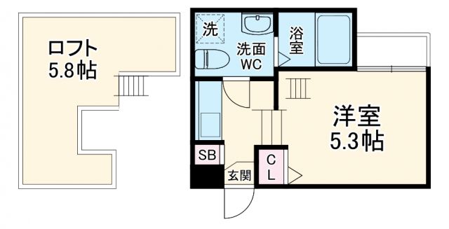 セイント稲毛Ｄｕｏの間取り