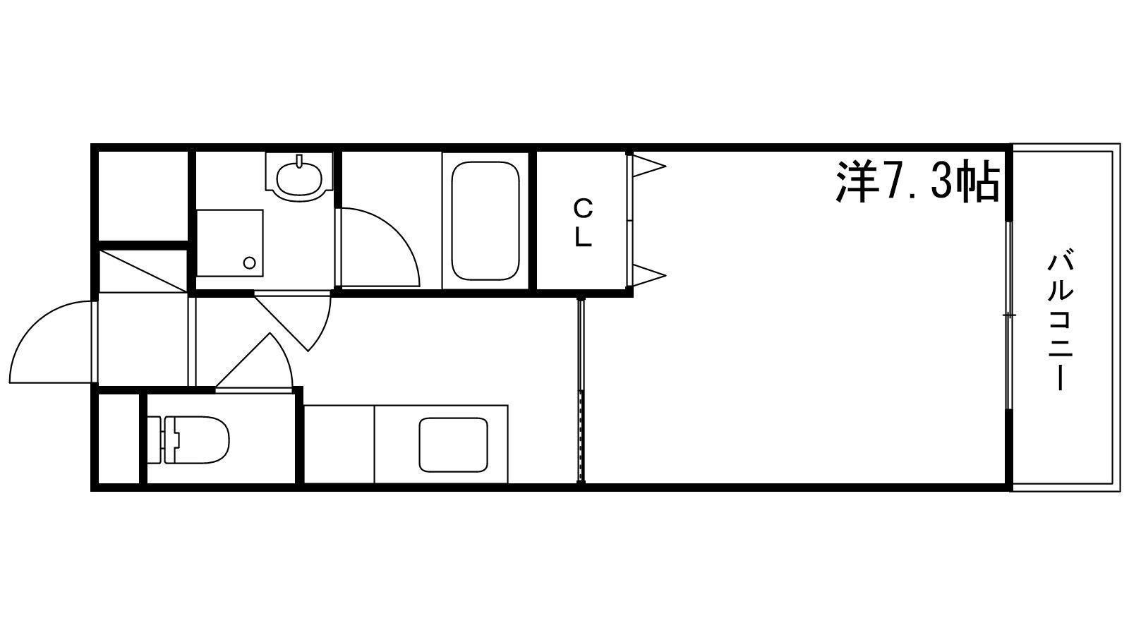 ベルドミール西二階町の間取り