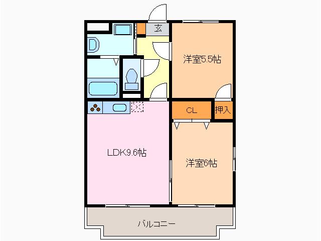 フィオーレ（緑花台）の間取り