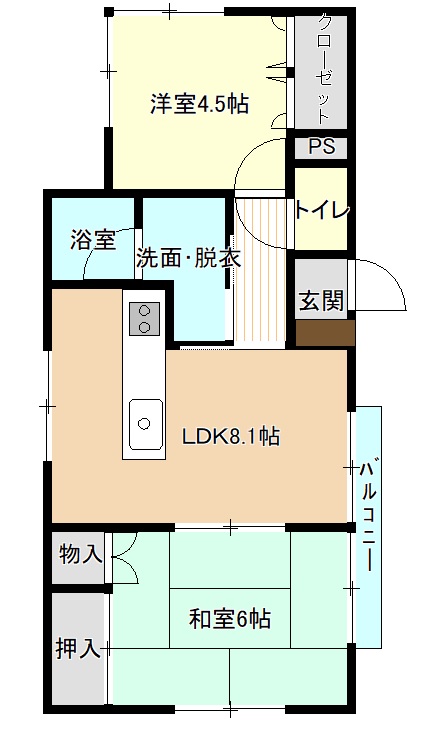 KSハウスの間取り