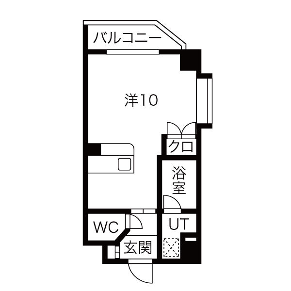 名古屋市千種区今池南のマンションの間取り