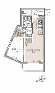 練馬区中村のマンションの間取り