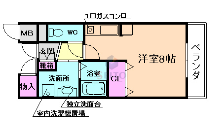 ミール豊中の間取り