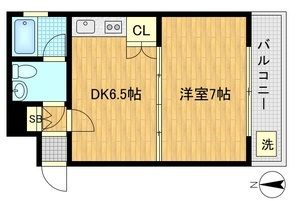 伊丹市稲野町のマンションの間取り