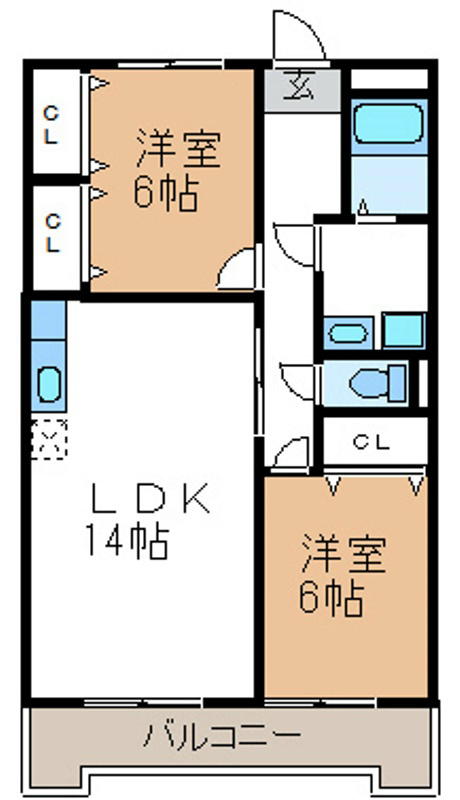 グレース井ヶ谷の間取り