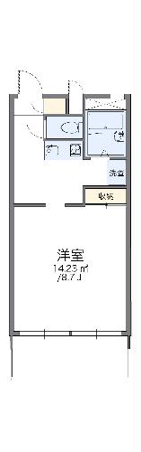 【レオパレスＰｅａｌ　Ｓｑｕａｒｅの間取り】