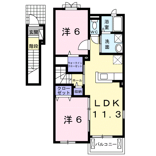 オーブ　IIの間取り