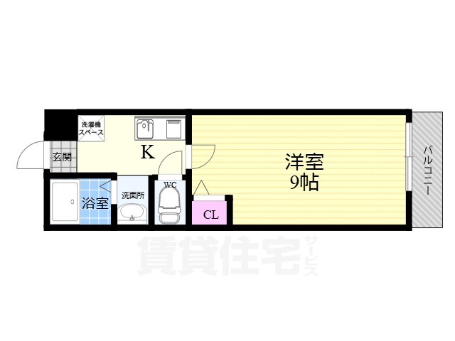 AYメゾン中立売の間取り