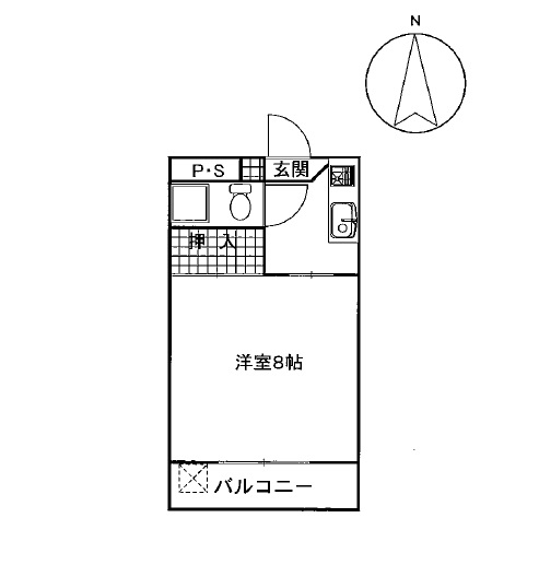 ヒルサイドマンションIの間取り