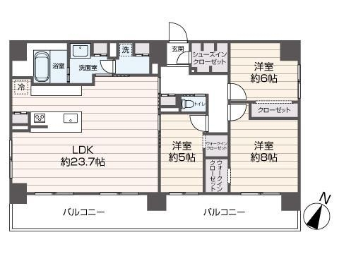 S-RESIDENCE円山鳥居前の間取り