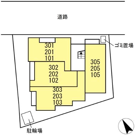 【三鷹市中原のアパートのその他】