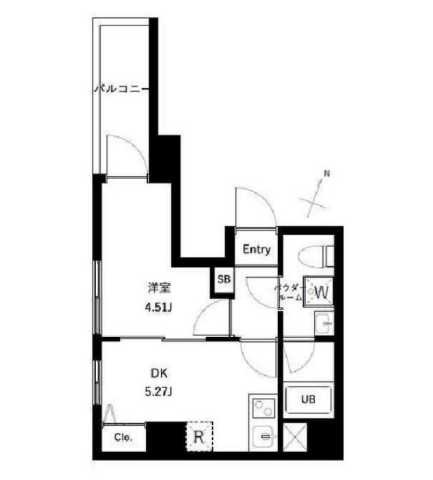 板橋区南町のマンションの間取り