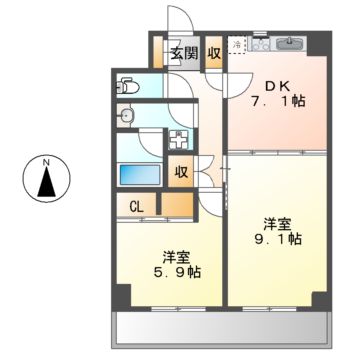 エミナンス汐路の間取り